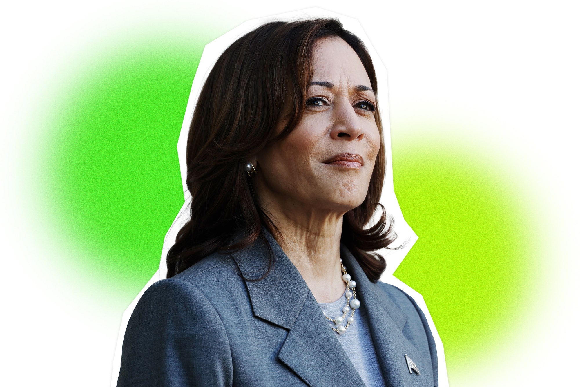 Image may contain Kamala Harris Face Happy Head Person Smile Photography Portrait Adult Blazer Clothing and Coat